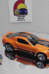 LOOSE HOT WHEELS ORANGE CUSTOM MUSTANG w/RR'S