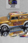 LOOSE HOT WHEELS GOLD WONDER WOMAN '67 AUSTIN MINI VAN w/RR'S