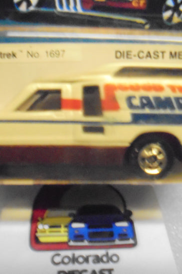 1981 HOT WHEELS WHITE MINITREK VAN UNPUNCHED CARD