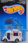 1987 HOT WHEELS WHITE GOOD HUMOR TRUCK UNPUNCHED INTERNATIONAL CARD