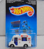 1987 HOT WHEELS WHITE GOOD HUMOR TRUCK UNPUNCHED INTERNATIONAL CARD