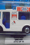 1987 HOT WHEELS WHITE GOOD HUMOR TRUCK UNPUNCHED INTERNATIONAL CARD