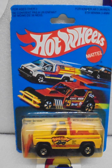 1981 HOT WHEELS YELLOW SUPER SCRAPER TRUCK