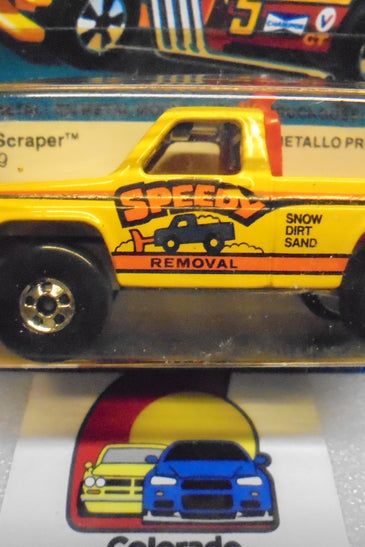 1981 HOT WHEELS YELLOW SUPER SCRAPER TRUCK