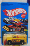 1981 HOT WHEELS YELLOW SUPER SCRAPER UNPUNCHED INTERNATIONAL CARD