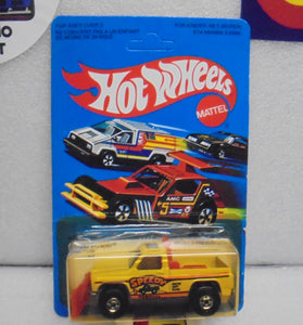 1981 HOT WHEELS YELLOW SUPER SCRAPER UNPUNCHED INTERNATIONAL CARD
