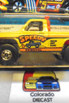 1981 HOT WHEELS YELLOW SUPER SCRAPER UNPUNCHED INTERNATIONAL CARD