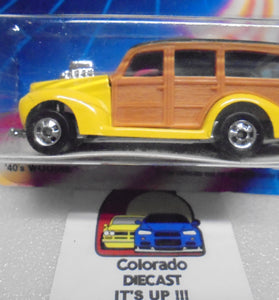 1982 HOT WHEELS YELLOW 40'S WOODIE