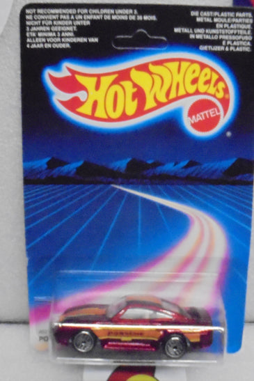1986 HOT WHEELS RED PORSCHE 959 UNPUNCHED INTERNATIONAL CARD (Copy)