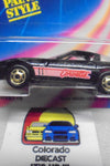 1986 HOT WHEELS BLACK 80'S CORVETTE GREY BAG