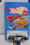 1983 HOT WHEELS BLACK SHERIFF PATROL UNPUNCHED CARD