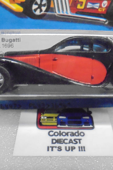 1979 HOT WHEELS BLACK/RED '37 BUGATTI BLACKWALLS