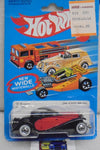 1982 HOT WHEELS BLACK/RED '37 BUGATTI WHITEWALLS