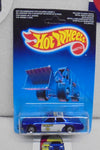 1987 HOT WHEELS BLUE SHERIFF PATROL UNPUNCHED INTERNATIONAL CARD