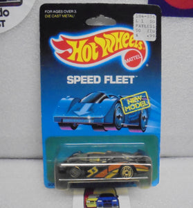 1988 HOT WHEELS SPEED FLEET BLACK SOL AIRE CX4 BLUE TAMPO'S