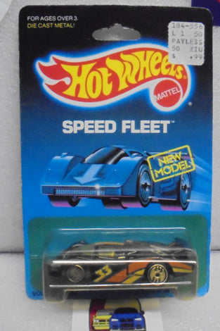 1988 HOT WHEELS SPEED FLEET BLACK SOL AIRE CX4 BLUE TAMPO'S