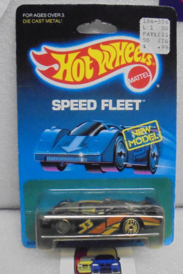 1988 HOT WHEELS SPEED FLEET BLACK SOL AIRE CX4 BLUE TAMPO'S