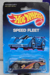 1988 HOT WHEELS SPEED FLEET BLACK SOL AIRE CX4 LEFT FACING PURPLE TAMPO'S