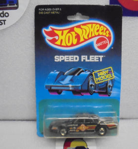 1988 HOT WHEELS SPEED FLEET BLACK CHEVY STOCKER