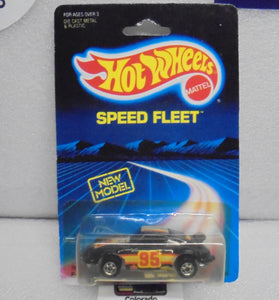 1988 HOT WHEELS SPEED FLEET BLACK PORSCHE P-911 TURBO
