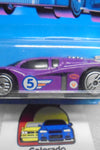 1988 HOT WHEELS SPEED FLEET TEAL PURPLE GT RACER UNPUNCHED CARD