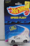 1988 HOT WHEELS SPEED FLEET WHITE LAMBORGHINI COUNTACH NO TAMPO'S