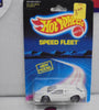 1988 HOT WHEELS SPEED FLEET WHITE LAMBORGHINI COUNTACH NO TAMPO'S