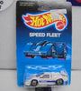 1988 HOT WHEELS SPEED FLEET WHITE LAMBORGHINI COUNTACH w/TAMPO'S