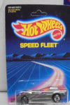 1988 HOT WHEELS SPEED FLEET SILVER JET SWEEP XF UNPUNCHED CARD