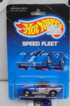 1988 HOT WHEELS SPEED FLEET BLUE 80'S CORVETTE RED BAG IN TRUNK