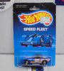 1988 HOT WHEELS SPEED FLEET BLUE 80'S CORVETTE RED BAG IN TRUNK