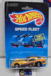 1988 HOT WHEELS SPEED FLEET YELLOW FIREBIRD FUNNY CAR BLACK TAMPO'S