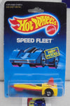 1988 HOT WHEELS SPEED FLEET YELLOW TRICAR X8