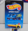 1988 HOT WHEELS SPEED FLEET YELLOW TRICAR X8