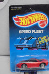 1988 HOT WHEELS SPEED FLEET RED PONTIAC BANSHEE UNPUNCHED CARD