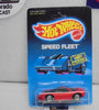 1988 HOT WHEELS SPEED FLEET RED PONTIAC BANSHEE UNPUNCHED CARD