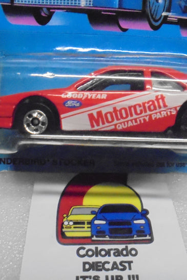 198 HOT WHEELS SPEED FLEET RED MOTORCRAFT THUNDERBIRD STOCKER LEFT FACING