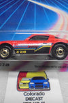 1986 HOT WHEELS SPEED FLEET RED CAMARO Z28 UNPUNCHED CARD