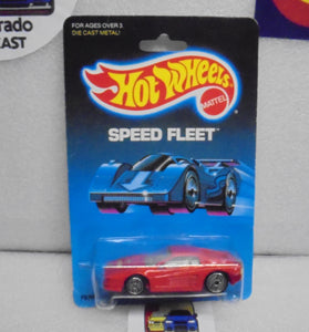 1988 HOT WHEELS SPEED FLEET RED FERRARI TESTAROSSA TAN INTERIOR