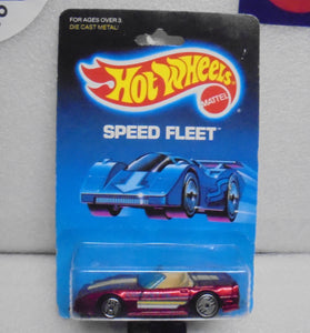 1988 HOT WHEELS SPEED FLEET RED CUSTOM CORVETTE
