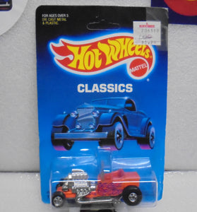 1988 HOT WHEELS ORANGE T-BUCKET UNPUNCHED CARD