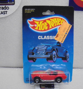 1988 HOT WHEELS CLASSICS RED CLASSIC COBRA