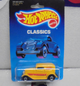 1988 HOT WHEELS CLASSICS YELLOW '32 FORD DELIVERY