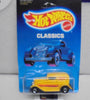 1988 HOT WHEELS CLASSICS YELLOW '32 FORD DELIVERY UNPUNCHED CARD