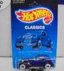 1988 HOT WHEELS CLASSICS BLUE CLASSIC CADDY LEFT FACING UNPUNCHED CARD