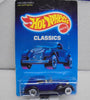 1988 HOT WHEELS CLASSICS BLUE CLASSIC CADDY RIGHT FACING UNPUNCHED CARD