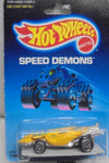 1988 HOT WHEELS SPEED DEMONS YELLOW TURBOA