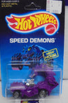 1988 HOT WHEELS SPEED DEMONS PURPLE RODZILLA UNPUNCHED CARD