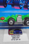 1988 HOT WHEELS SPEED DEMONS GREEN FANGSTER w/BLACKWALLS