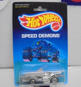 1988 HOT WHEELS SPEED DEMONS GREY SHARKRUISER